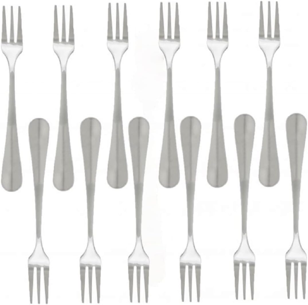 Set of 12 Stainless Steel - Steel Flatware Silverware Cutlery Kitchen Tableware for Home Restaurant for Stirring Coffee Dessert Cake Ice Cream Cappuccino
