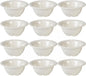 Soup Bowl Melamine Set of 12- Dishwasher Safe Break-Resistant Reusable Bowls Serving Soup Bowl Broth Cups Soup Bowls Ice Cream Dipping Sauce