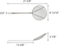 Round Wire Skimmer Nickel Plated- Mesh Strainer Skimmer Kitchen Utensil Food Strainer Skimmer Spoon for Cooking Sieve Sifters Rice Quinoa Pasta Fruits Vegetables