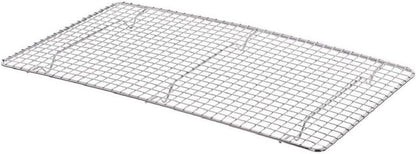 Full Size Chrome Plated Wire Pan Grate- Cooling Racks 18" x 10"- Fits Full Size Sheet Pans Cookie Pans Cooling Rack Baking Sheet Grate Cake Rack for Pies Cookies Pastries Cakes