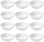 Salad Bowls Melamine Set of 12- Dishwasher Safe Break-Resistant Reusable Bowls Serving Bowl Soup Bowls for Fruits Salad Kitchen Restaurants