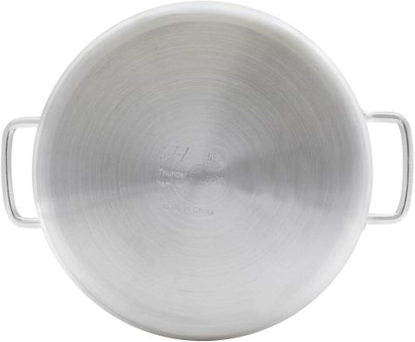 Aluminum Brazier Pot with Cover 6mm Thickness- Heavy Weight Cookware Braiser Pan Braising Pan Perfect Roasting Baking Sauteing Searing and Pan Frying Mirror-Finished