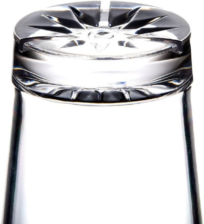 English Pub Glass Polycarbonate with Starburst Heavy Base Clear Color Comes in each- Pint Glass British Beer Glass Classics Craft Beer Glass Tumbler Pub Beer Glass