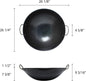 Steel Curved Rim Wok- Stir Fry Pan for Chinese Japanese and Cantonese Cuisine Stir Fry Pans Traditional Woks Grilling Frying Steaming Made in Taiwan