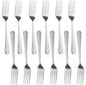 Domilion Stainless Steel Set of 12- Stainless Steel Flatware Silverware Cutlery Kitchen Tableware Set for Home Restaurant for Stirring Coffee Dessert Ice Cream Cappuccino
