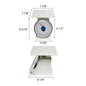 Mechanical Kitchen Flat Platform Weighing Food Scale- Heavy Duty Portion Control Mechanical Kitchen and Food Scale Industrial Dial Scale for Kitchens and Restaurants
