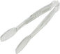 Flat Grip Tong Utility Tong Polycarbonate - Serving Tong Kitchen Tong Buffet Tongs Utensil High Heat Plastic Flat Ice Tongs for Tea Coffee Party Appetizers Desserts