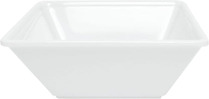 Square Bowl Passion Melamine - Dishwasher Safe Break-Resistant Serving Bowl Soup Bowl for Salads Rice Pasta Dessert Side Dishes Home Restaurants