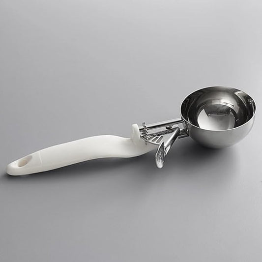 Lever Disher #30 Stainless Steel Ergo Handle- Ice Cream Cookie Scooper for Baking Cookie Scoops Portion Control Scoop Cupcake Batter Ice Cream Yogurt Gelatos