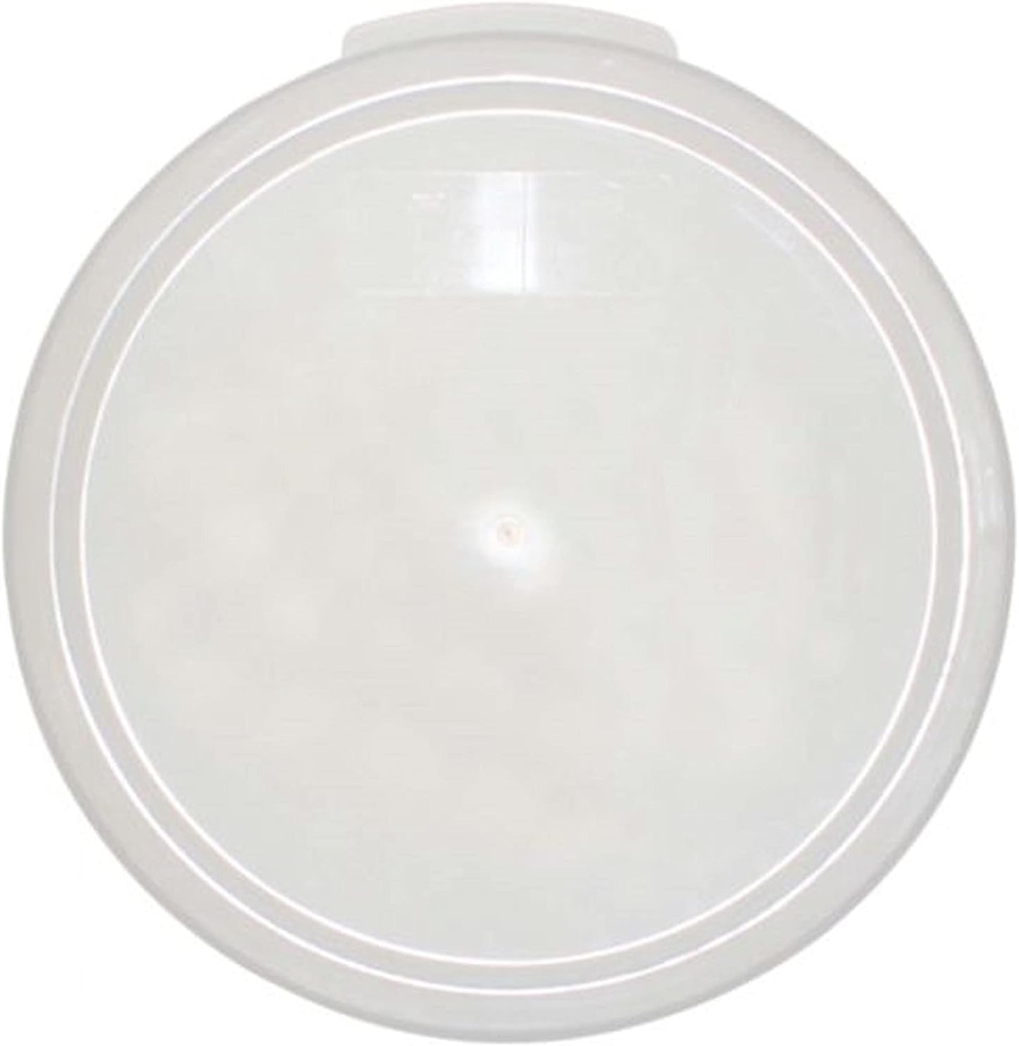 Round Food Storage Container Translucent Polypropylene- Commercial Food Storage Containers Meal Prep Containers Reusable Food Containers for Pantry Kitchen Storage Organization