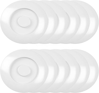 8-1/4” Tortilla Server with Lid Melamine Set of 12 - Tortilla/Pancake Keeper Food Container Perfect for Keeping Tortillas Pancakes and Waffles Warm Dishwasher Safe