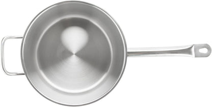 Stainless Steel SaucePan with Lid- Multipurpose Sauce Pan Set Cookware Use for Home Kitchen Restaurant Cooking Sauce Pan Oven Safe Induction Ready NSF