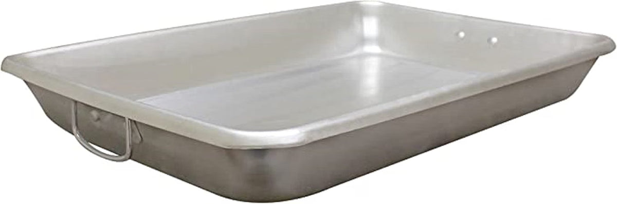 All-Purpose Aluminum Bake & Roasting Pan with Foldable Handles – 26-1/4" x 18-1/4" – Versatile Baking Tray & Roaster for Cookies, Cakes, Chicken, and More – Perfect for Oven Baking & Roasting