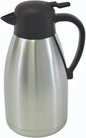 Push Button Coffee Server Stainless Steel Interior & Exterior- Coffee Carafes for Hot Liquids Hot Water Urn Coffee...