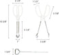 Scissor Tong Iron Plated Heavy-Duty- Food Tongs Buffet Party Catering Serving Tongs Food Serving Tongs Salad Tongs Cake Tongs Bread Tongs Kitchen Tongs