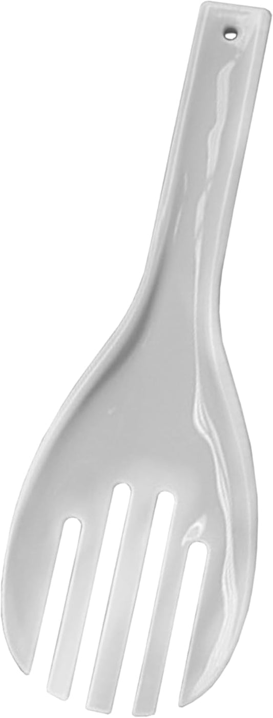 Rice Serving Spoon White Color Polypropylene- Rice Spoon Scooper Spatula Paddle Serving Works for Rice Mashed Potato and More