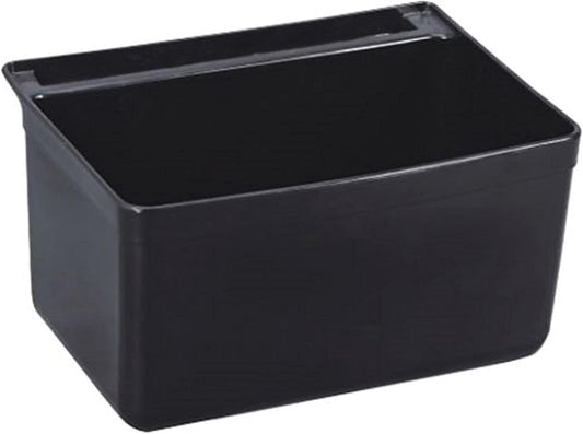 Silverware Bin Fits Rolling Utility Cart Heavy Duty Black Color 13" x 9-1/4" x 7"-Plastic Utensils Drawer Holder Kitchen Utensils Silverware Flatware Organizer