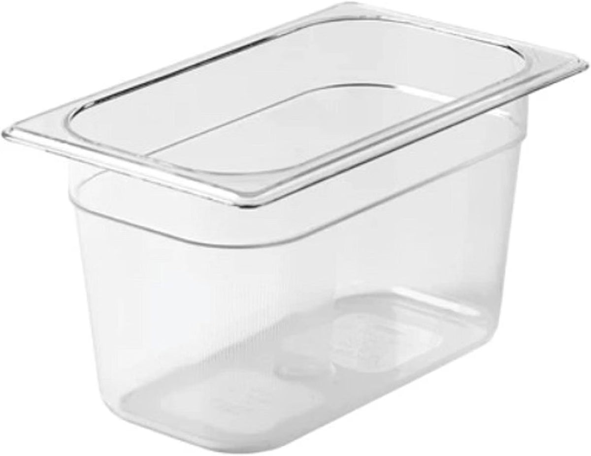 Deep Polycarbonate Food Pan - Commercial Restaurant Food Storage Containers Hotel Pans for Catering Buffets Restaurants Fruits Vegetables Corns