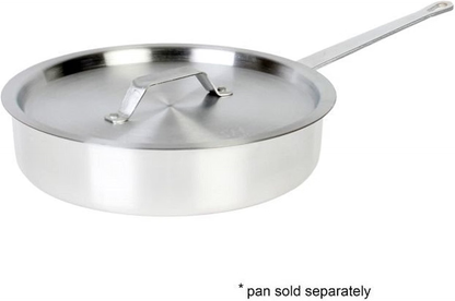 Aluminum 3.5mm Thickness Sauté Pan and Aluminum Cover - Cooking Pan Chef Cooking Pan Frying Pan Skillet for Home and Restaurant Cookware NSF Certified Dishwasher Safe