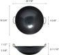 Steel Curved Rim Wok- Stir Fry Pan for Chinese Japanese and Cantonese Cuisine Stir Fry Pans Traditional Woks Grilling Frying Steaming Made in Taiwan