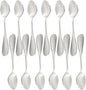 Set of 12 Stainless Steel York - Stainless Steel Silverware Flatware Cutlery Kitchen Tableware Set for Home and Restaurant
