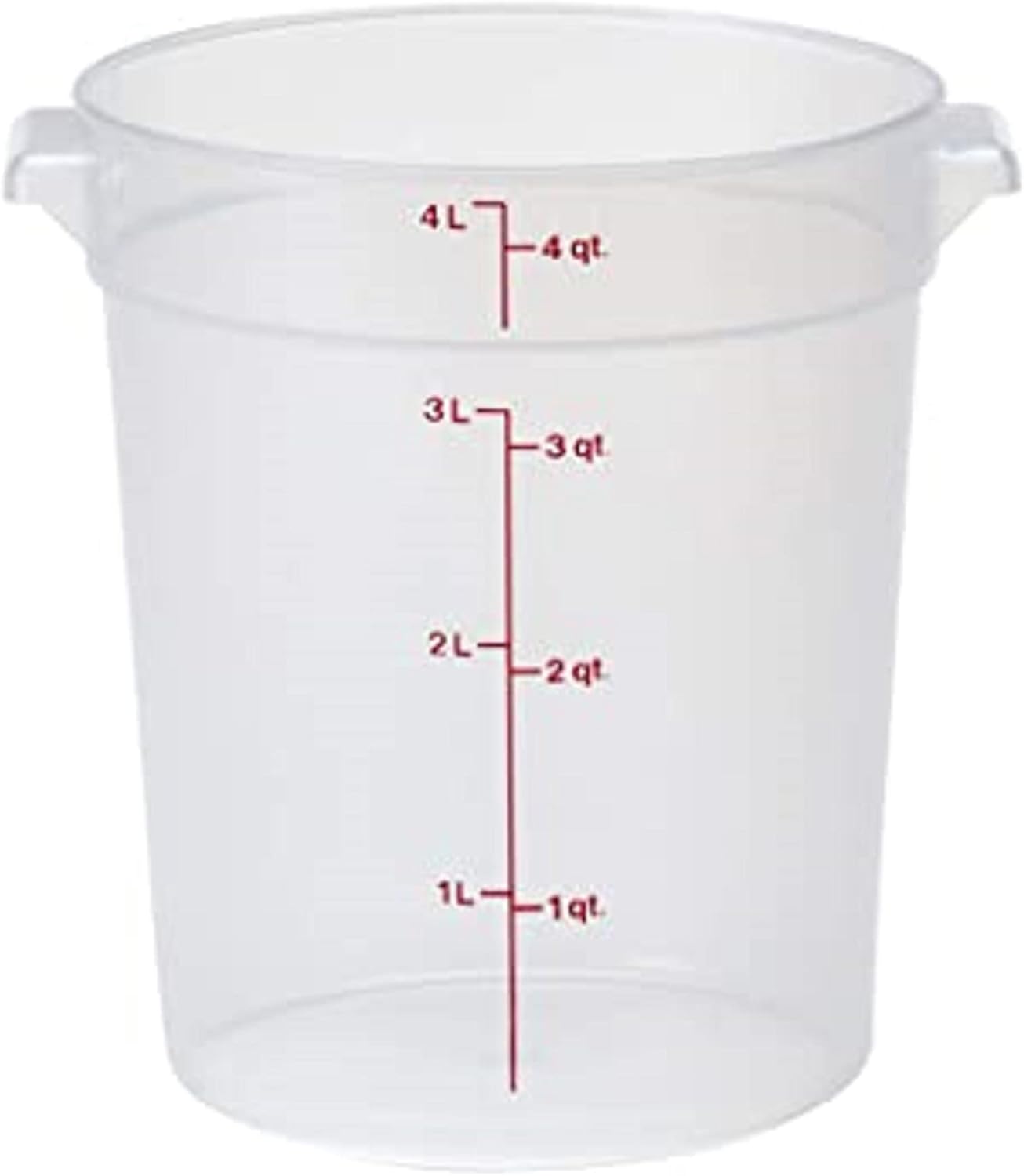 Round Food Storage Container Translucent Polypropylene- Commercial Food Storage Containers Meal Prep Containers Reusable Food Containers for Pantry Kitchen Storage Organization