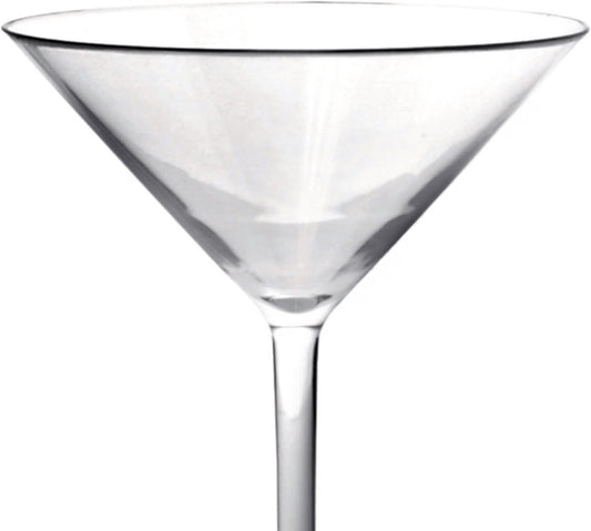 8 oz Martini Glass Polycarbonate Clear Color- Stemware Beverage Plastic Drinking for Bar Martini Cosmopolitan Manhattan Gimlet Pisco Sour Reusable Party Cup Drinkware