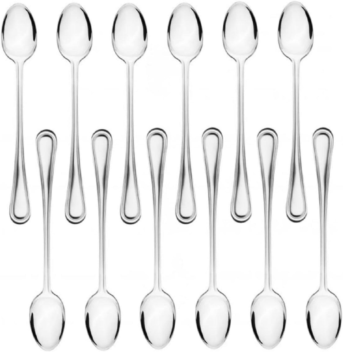 True Silverware Legend Stainless Steel Set of 12- Flatware Silverware Cutlery Kitchen ...