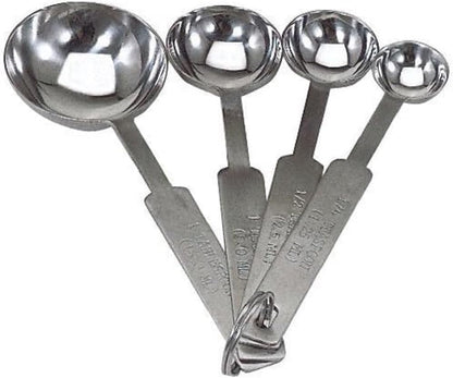 8-piece Ingredients Stainless Steel Measuring Cup and Measuring Spoon Set- Nesting Measuring Cups Stackable Cups and Spoons Kitchen Gadgets for Cooking & Baking