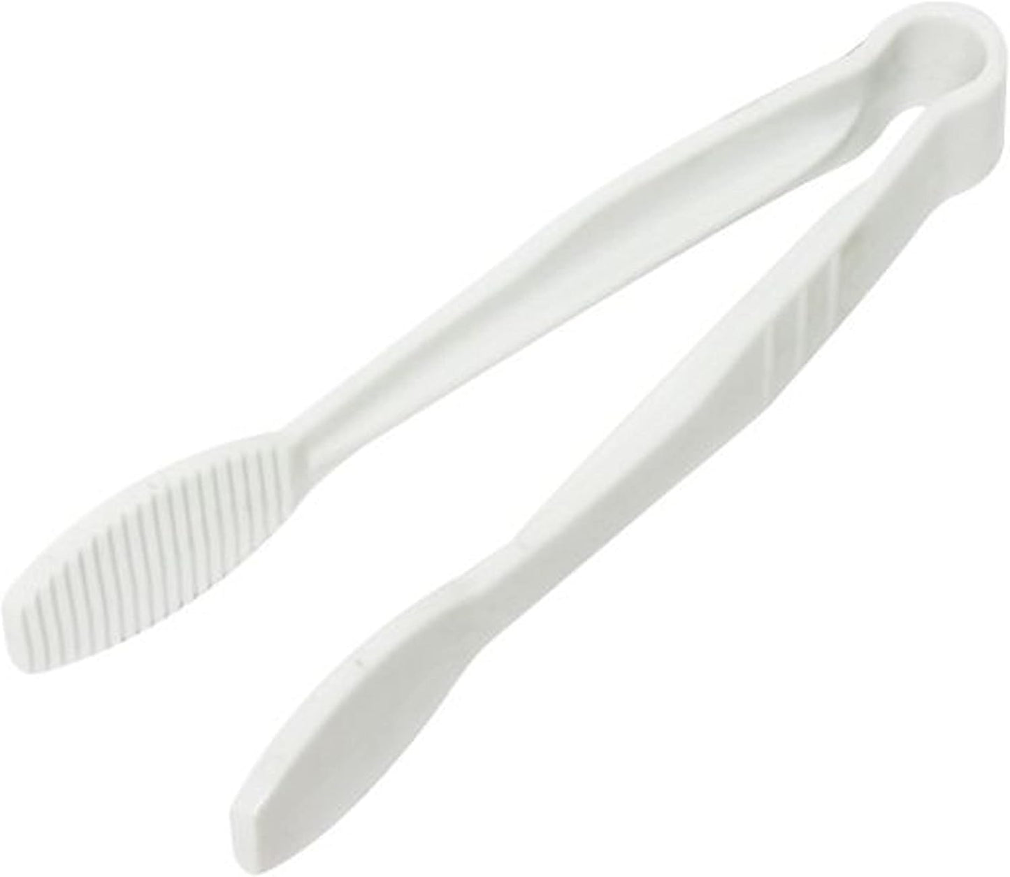 Flat Grip Tong Utility Tong Polycarbonate - Serving Tong Kitchen Tong Buffet Tongs Utensil High Heat Plastic Flat Ice Tongs for Tea Coffee Party Appetizers Desserts