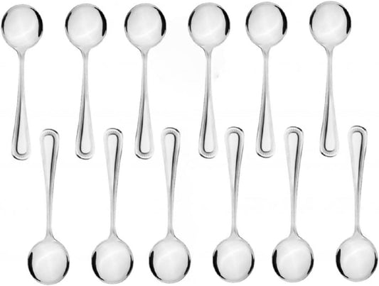 Jewel Stainless Steel Set of 12-  Flatware Cutlery Kitchen Tableware Set for Home and Restaurant