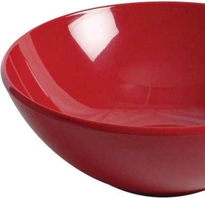 Round Serving Bowl Passion Melamine - Dishwasher Safe Break-Resistant Serving Bowl Soup Bowl for Salads Rice Pasta Dessert Side Dishes Home Restaurants