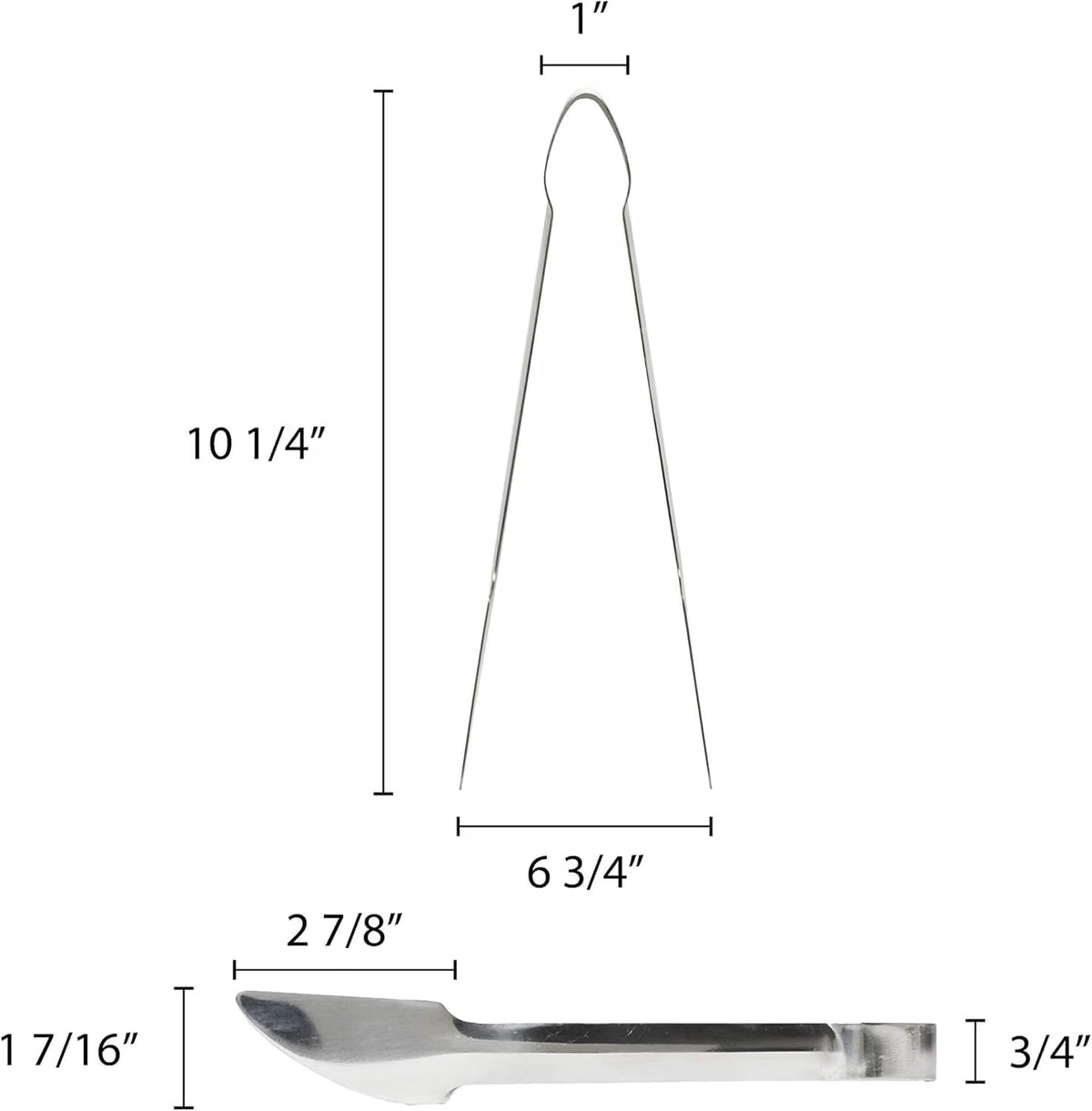 Hamburger Tong Stainless Steel- Heavy Duty Flipping Tongs Multifunctional Stainless Steel Food Tongs for Beefsteak Bread Hamburger BBQ Meats Pizza Pies Bread Fish