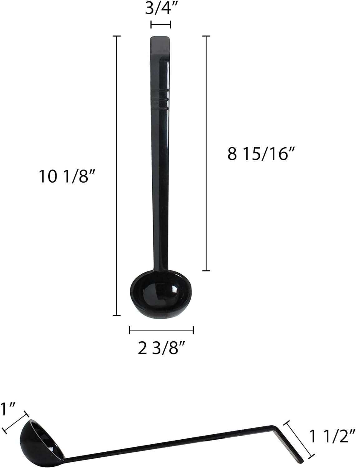 Kitchen Ladle Polycarbonate - Sauce Ladle Serving Ladle for Stirring Portioning Serving Soups Chili Stew in Restaurants Home Best Serving Kitchen Accessories