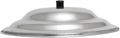 Aluminum Wok Cover Lid - Frying Pan Cover Pan Cover Wok Lid Woks Asian Cookware Aluminum Dome Shaped Cover For Home Kitchen and Restaurants