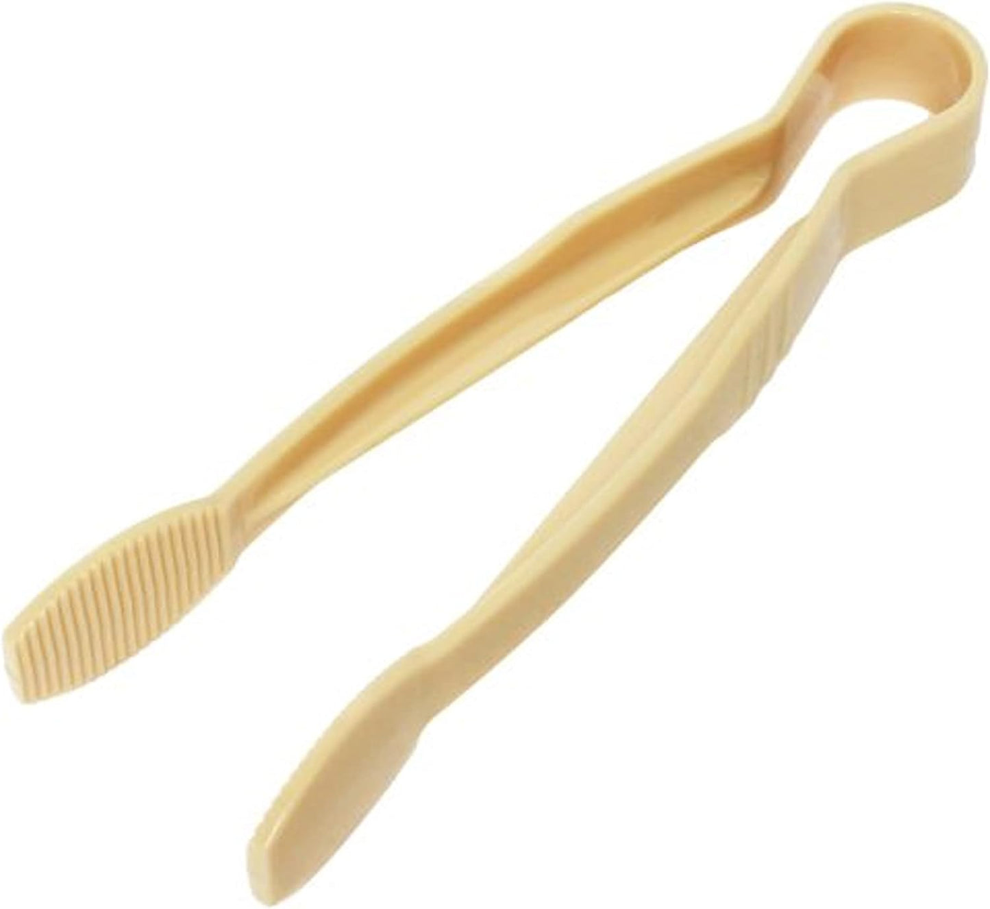 Flat Grip Tong Utility Tong Polycarbonate - Serving Tong Kitchen Tong Buffet Tongs Utensil High Heat Plastic Flat Ice Tongs for Tea Coffee Party Appetizers Desserts