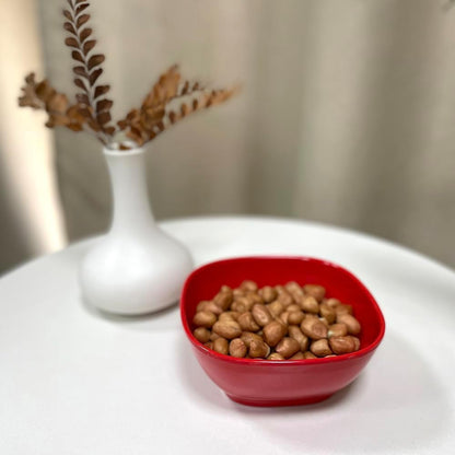 Round Square Bowl Passion Melamine - Dishwasher Safe Break-Resistant Serving Bowl Soup Bowl for Salads Rice Pasta Dessert Side Dishes Home Restaurants