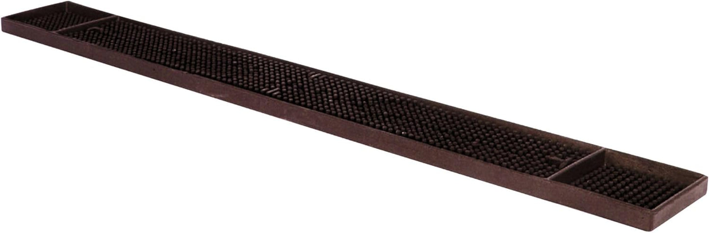 27" x 3-1/4" Long Rubber Bar Service No-Slip Mat- Bar Service Mat Service Mat Drying Bar Spill Mat for Counter Top Cafe Bar Kitchen Hotel Cocktail Perfect for Bars & Restaurants