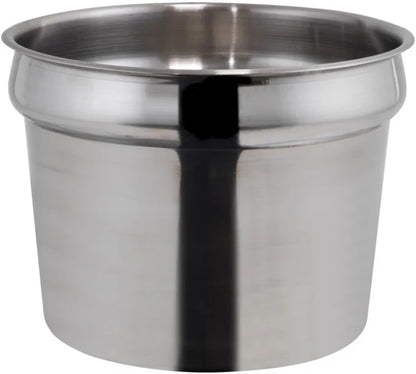Stainless Steel Vegetable Inset Pan - for Soup Warmer and Soup Chafer Soup Pot Soup Station Applicable for Kitchen Hotel Catering Restaurant Buffet Parties Banquets