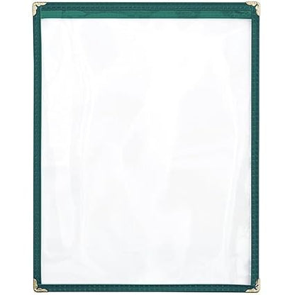 Single Restaurant Menu Covers 1 Page 2 View Set of 10- Crystal Clear Menu Covers Fits A4 Size Paper Menu Sleeve Menu Folder Menu Book Holders for Bar Cafe Restaurant