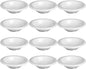 Soup Bowl Melamine Set of 12- Dishwasher Safe Break-Resistant Reusable Bowls Serving Soup Bowl Broth Cups Soup Bowls Ice Cream Dipping Sauce