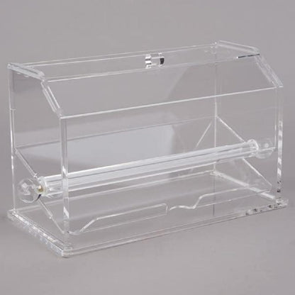Acrylic Straw Dispenser Clear Color 12-5/8" x 5-5/8" x 6-7/8"-Reusable Straw Holder Straw Dispenser Straw Organizer for Countertop Coffee Bar Supplies Restaurants and Fast Food