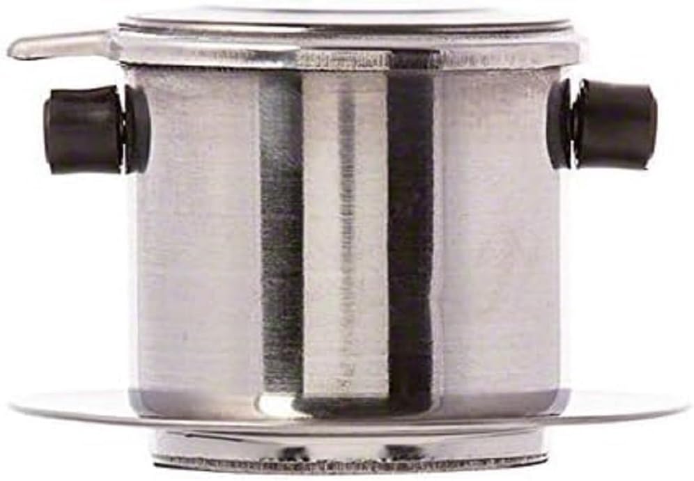 Stainless Steel Single Cup Coffee Brewer Infuser Filter- Vietnamese Coffee Maker Coffee Dripper Coffee Maker Home Kitchen Restaurants