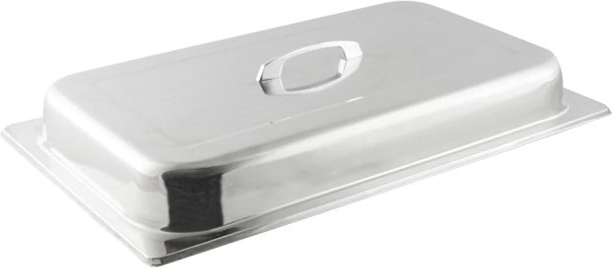 8 Qt. Full Size Stainless Steel Dome/Chafer Cover with Handle- Chafers and Buffet Warmer Cover for Catering Event Party Holiday Buffet Weddings Catering