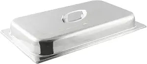8 Qt. Full Size Stainless Steel Dome/Chafer Cover with Handle- Chafers and Buffet Warmer Cover for Catering Event Party Holiday Buffet Weddings Catering