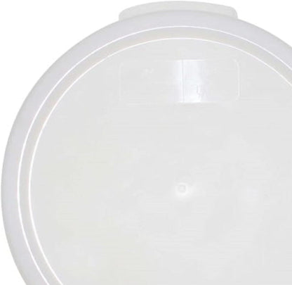Round Food Storage Container Polypropylene - Commercial Food Storage Containers Meal Prep Containers Reusable Food Containers for Pantry Kitchen Storage Organization