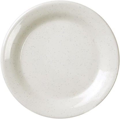 San Marino Round Plates Melamine Set of 12- Dishwasher Safe Break-Resistant Reusable Plates Kitchen Plates Dinnerware Appetizer Plates Serving Plate