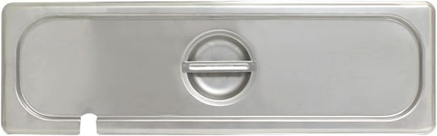 Stainless Steel Anti-Jamming Steam Pan Cover 24 Gauge- Chafing Anti-Jam Steam Table Pan Lid Catering Metal Food Pan Cover for Restaurant Family Events Personal Catering