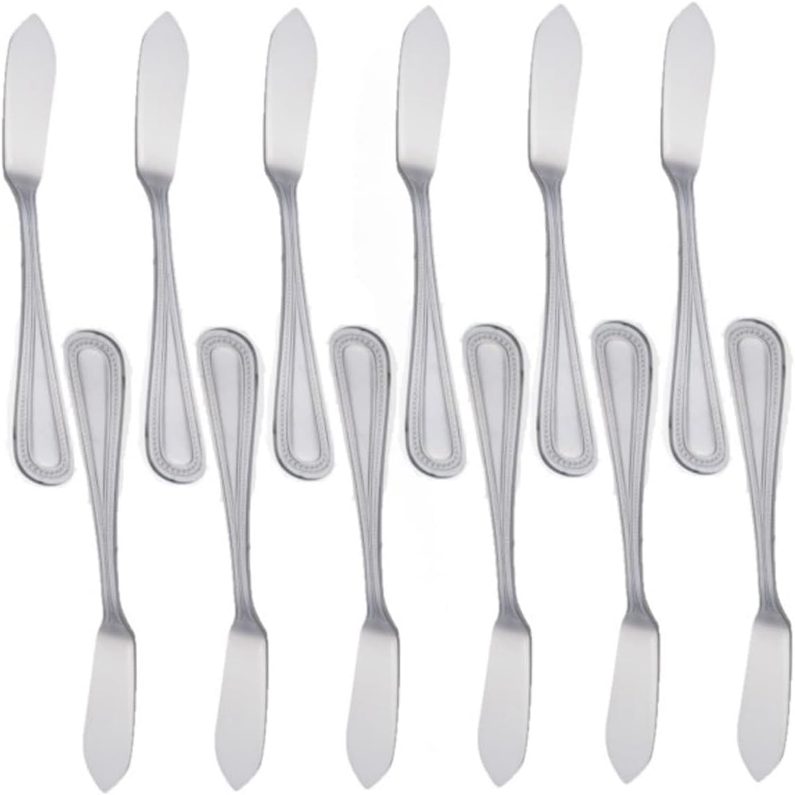 Jewel Stainless Steel Set of 12-  Flatware Cutlery Kitchen Tableware Set for Home and Restaurant