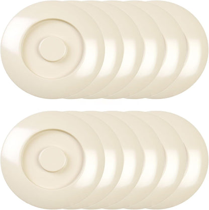8-1/4” Tortilla Server with Lid Melamine Set of 12 - Tortilla/Pancake Keeper Food Container Perfect for Keeping Tortillas Pancakes and Waffles Warm Dishwasher Safe